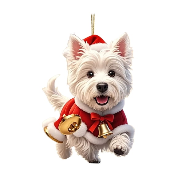 Mgaxud Christmas Acrylic Animal Series Pendant for Tree Car Mirror Wall Window Holiday Party Decoration Gift