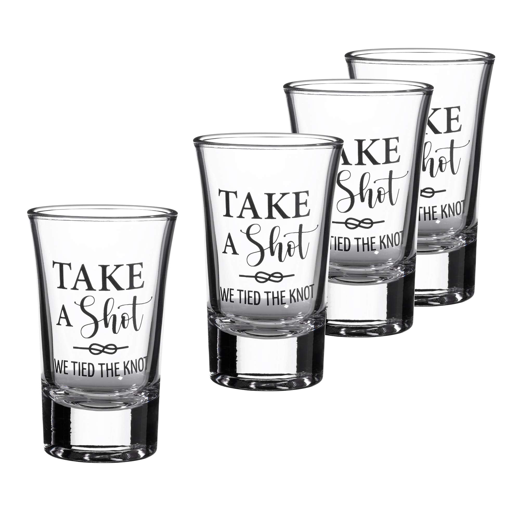 PartyGifts&beyond Bachelor Party Shot Glasses - 7-Pack Stainless Steel Groomsmen Glasses, 2 Oz, Black Matte - View #11