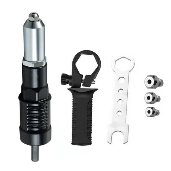 Electric Rivet Nut Gun Adapter Cordless Power Drill Tool Kit
