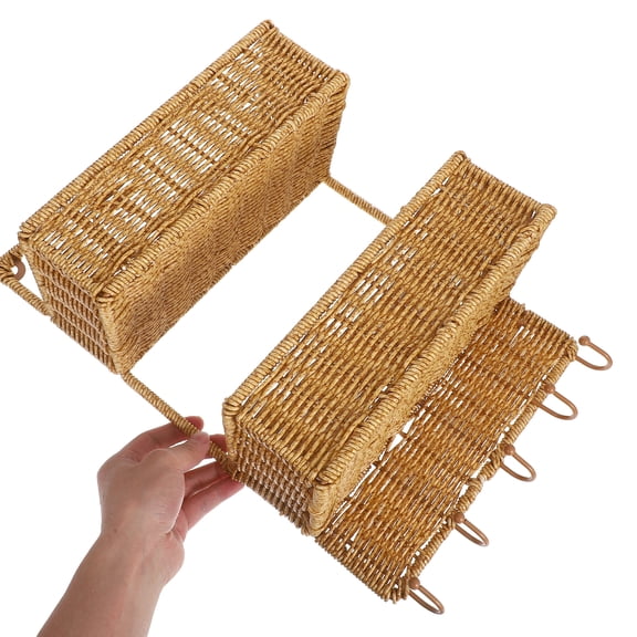 UPOUART Hanging Onion Basket Set - Woven Storage Basket for Kitchen, Pantry, or Garden Use, 1 Piece