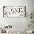 thumbnail image 5 of Large Dark Brown Farmhouse Wall Sign for Home Decor Wooden Canvas Art 20x40, 5 of 6