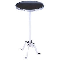 Butler Specialty Sash Metal & Marble Chrome End Table In Silver