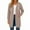 Khaki, variant on Fgvctg Women's Zip Up Hoodie Long Sleeve Long Tunic Sweatshirt Lightweight Fleece Casual Winter Drawstring Jackets with Pockets White S