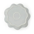 thumbnail image 4 of Portmeirion Sophie Conran Floret 13" Large Serving Platter - Dove Grey, 4 of 5