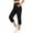 27# Black, variant on Petite Capri Pants for Women High Waist Pull on Workout Yoga Pants with Pockets Tummy Control Leggings Crop Straight Athletic Trouser White M