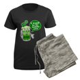 thumbnail image 5 of CafePress - I Want To Be Inside You Women's Dark Pajamas - Women's Short Sleeve Print T-Shirt and Pants Dark Cotton Pajama Set, 5 of 7