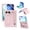 Pink, variant on Mynvo Case for iPhone Duo with Kickstand, Screen Protector Included Anti-Scratch Hard PC Protective Rugged Non-Slip Anti-Fingerprint Rugged Heavy Duty Durable Cover Case for Women Men, Pink