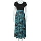thumbnail image 5 of Vestido largo colorido con estampado de Halloween para mujer, vestidos estampados de manga corta, vestido playero informal Maxi Pompotops  ghjkhdj13827, 5 of 6