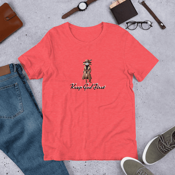 Urban Chic Faith T-Shirt – Keep God First Inspirational Graphic Tee