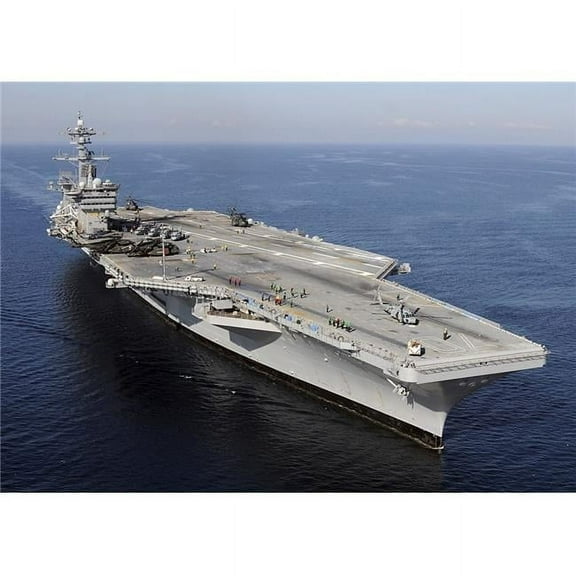 Aircraft Carrier USS Carl Vinson Poster Print, 33 x 24 - Large