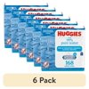 (6 pack) Huggies 99% Pure Water Unscented Wipes, 3 Flip-Top Packs, 168 Total Count