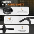 thumbnail image 4 of Adjustable Pull Up Bar & Dip Station - 10 Height Settings, 400LBS Capacity, Multifunctional Home Gym Strength Trainer for Men & Women,Black, 4 of 9
