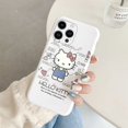thumbnail image 1 of Phone Case for For Apple iphone 14 Pro Max 14 Plus Girls Anti-drop Cartoon Cinnamoroll Kuromi Hello Kitty Silicone Siling Cover ZR, 1 of 7