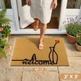 thumbnail image 5 of Findosom 24"x36" Door Mat Front Doormat Dirt Trapping Welcome Mat, Indoor Outdoor Washable Entrance Mat Stain Resistant Natural Low Profile Entry Rug for Porch Patio Kitchen Backdoor Home Decor, 5 of 9