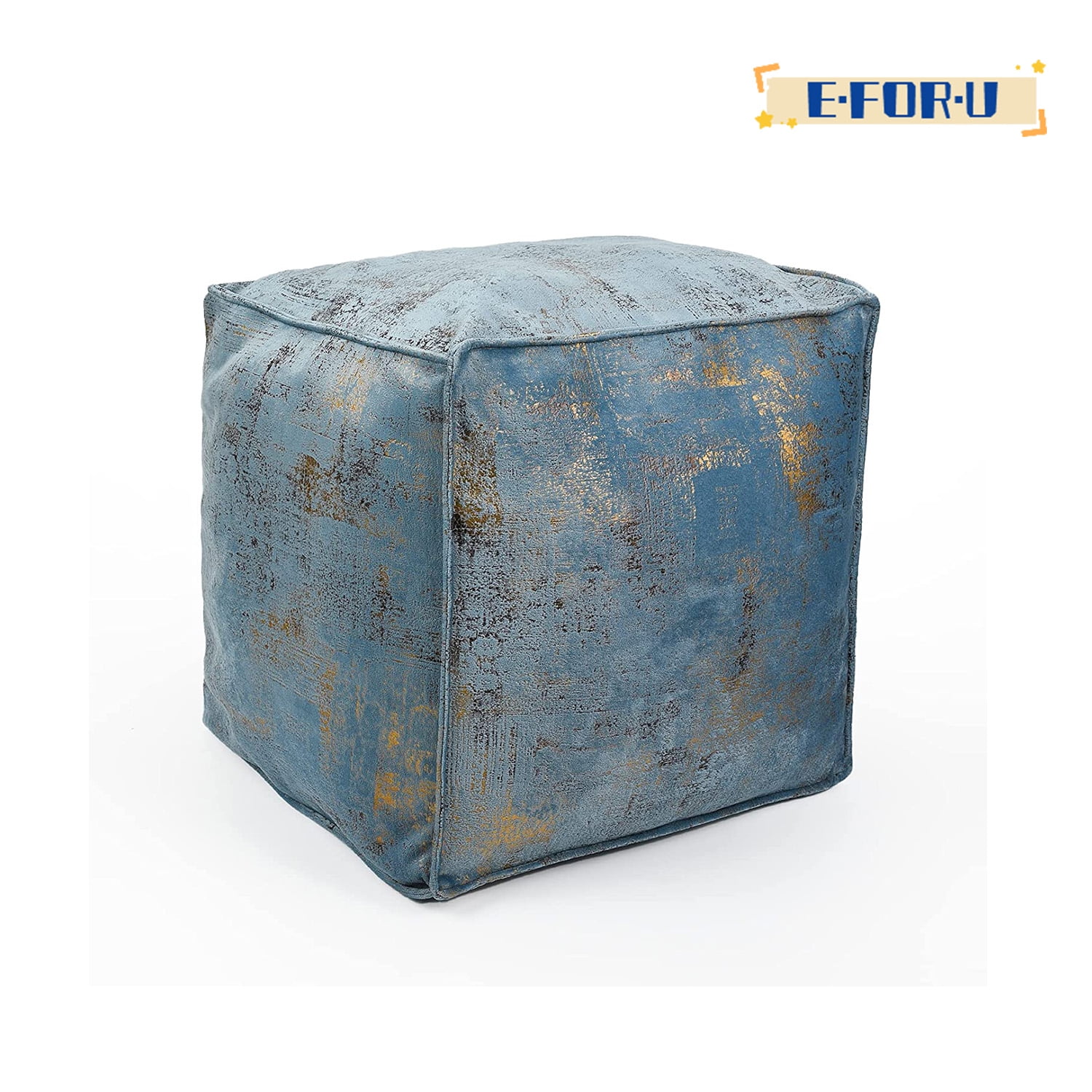 Unstuffed Pouf Ottoman Cover, Bean Bag Ottoman Pouf Covers