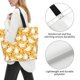 thumbnail image 3 of Balery Funny Chicken Bolsa Tote Estilo Estético con Cremalleras, Bolsa de Hombro, Bolsa de Compras Grande y Plegable, 3 of 8