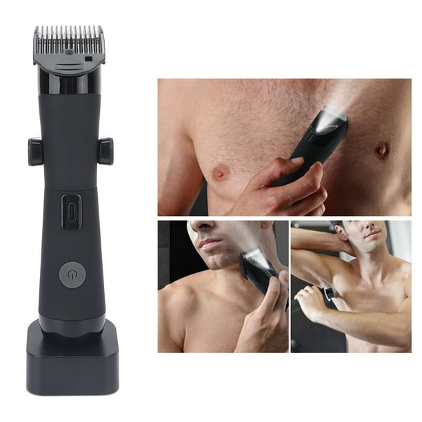 Afeitadora de vello corporal recortadora corporal para hombres recortadora corporal impermeable para hombres recortadora de vello corporal compacta y liviana Walmart en linea