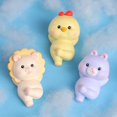 thumbnail image 4 of Animated Resin Figurine Cartoon Anti-wear Decorative Small Animal Miniature Desktop Decor, 4 of 10