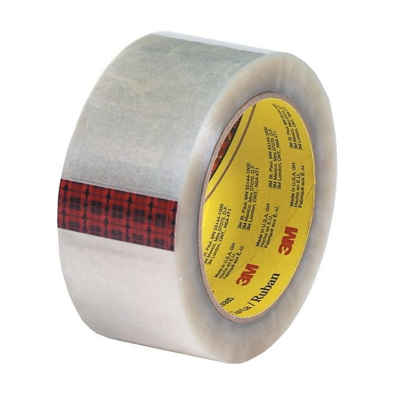 Scotch T9023136PK 2 in. x 55 yards Clear 313 Carton Sealing Tape - Pack of 6