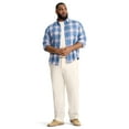thumbnail image 4 of Big & Tall Men's IZOD Flannel Button Down Shirt Color: Ginger Bread Size: 3XL TALL, 4 of 4