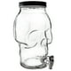 thumbnail image 2 of Dispensador de bebidas frías Ambient 21 en forma de calavera de vidrio Grueso Transparente 3 L, 2 of 4