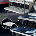 thumbnail image 6 of Yuyamidu Blue Butterfly RV Step Covers 4 Pack Camper Step Cover Fashion RV Step Rug Washable RV Step Carpet RV Stair Covers for Travel Trailers, Motorhome, 6 of 7