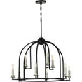 thumbnail image 5 of P400187-031-Progress Lighting-Seneca - Chandeliers Light - 9 Light in Farmhouse style - 30 Inches wide by 20.88 Inches high-Black Finish, 5 of 7