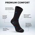 thumbnail image 2 of Calcetines para correr Wrightsock CoolMesh II Crew, unisex, 2 of 9