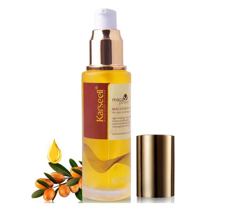 2Pack-Karseell Collagen Hair Treatment Deep Repair Conditioning Argan Oil 500ml + Moroccan Argan Oil 50ml for Dry Damaged Hair All Hair Types