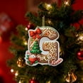 thumbnail image 4 of Adornos Navideños Colgantes con 26 Letras para Árbol de Navidad, Adornos Navideños Personalizados para Hacer Tú Mismo, Decoración Navideña, Decoración Colgante para Árbol de Navidad., 4 of 6