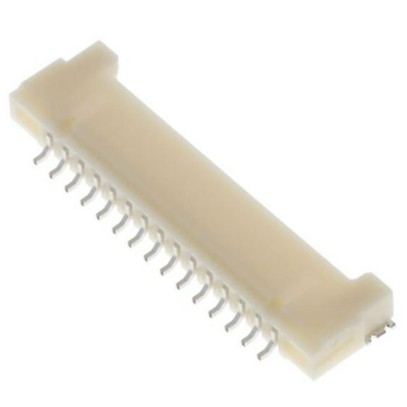 Pack of 10 DF14A-15P-1.25H Connector Header Surface Mount, Right Angle 15 position 0.049 (1.25mm) : RoHS