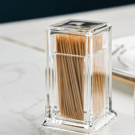 

ruhuadgb Innovative Toothpick Storage Box Exquisite For Home Lightweight