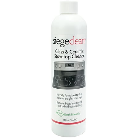 Glass & Ceramic Stovetop Cleaner 12oz (Best Oven Glass Cleaner)