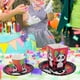 thumbnail image 5 of Juego de 4 cuchillos y tenedores desechables para tartas para celebraciones de cumpleaños, adorable juego de cubiertos de papel con temática de animales, 5 of 8