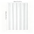 thumbnail image 3 of RBCKVXZ Solid Color PEVA Shower Curtain, Waterproof No Drill Bathroom Door Partition Curtain with 8 Hooks, Heavy Duty Multi-Use Bath Divider, 3 of 6
