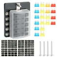 thumbnail image 1 of Screw Nut Terminal Fuse Box, Widely Used Fuse Box, 30A Corrosion Protection Fuse Box With LED Indicator, Safety Ships For Car Buses Yachts, 1 of 8