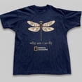 thumbnail image 2 of Vintage National Geographic Dragonfly Why Am I So Fly Shirt, Retro Nature Graphic T-Shirt,, 2 of 6