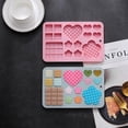 thumbnail image 5 of Kitchen baking mold-love flower waffle chocolate plate mold decoration baking fondant cake silicone mold - blue, 5 of 5