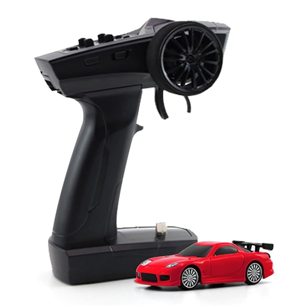 Turbo Racing RTR 1/76, vehículo eléctrico todoterreno, dos coches a control remoto, versión de 3 ° aniversario, Mini juguetes proporcionales completos para niños Fivean unisex