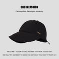 thumbnail image 2 of EFINNY Women's Baseball Hats Double Sided Wearable Lamb Hair Duck Tongue Hat Basin Hat Warm, 2 of 5