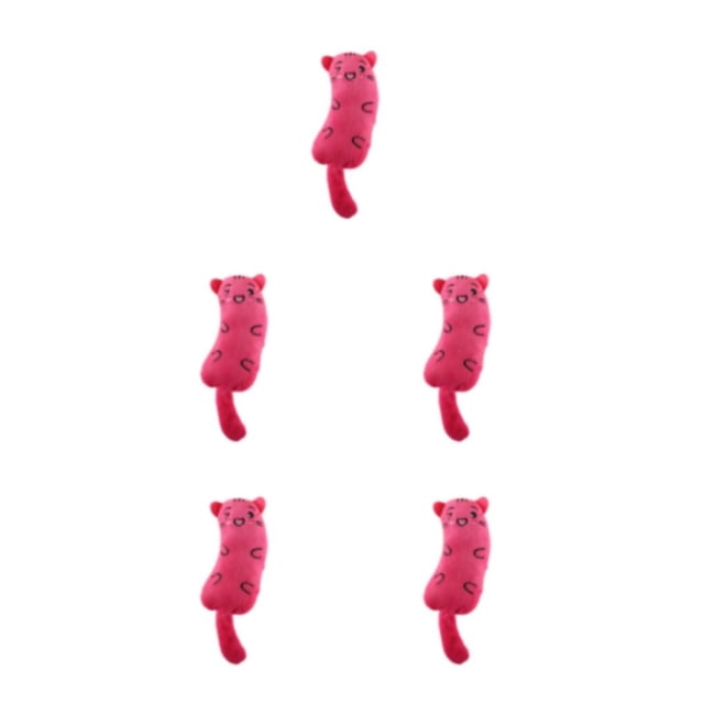 Juguetes para gatos Methold de felpa interactivos con hierba gatera reutilizables