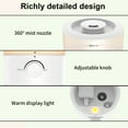 thumbnail image 3 of Humidifiers for Bedroom, 3.1L Cool Mist Top Fill Essential, 360° Nozzle, Rapid Ultrasonic Humidification, White, 3 of 7