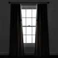 thumbnail image 2 of Lush Decor Linen Button Window Panel Blackout - Blue/White-Single-84 x 40, 2 of 8