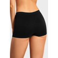 thumbnail image 4 of GILBIN'S Women Seamless Stretch Boyshort Panties Various Styles (Pack of 6) (Black Beige Taupe Heather Grey), 4 of 5