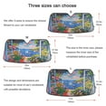 thumbnail image 5 of Yayeee Car Windshield Sun Shade Universal Fit Front Visor Protector, Pink Floral Window, 5 of 8