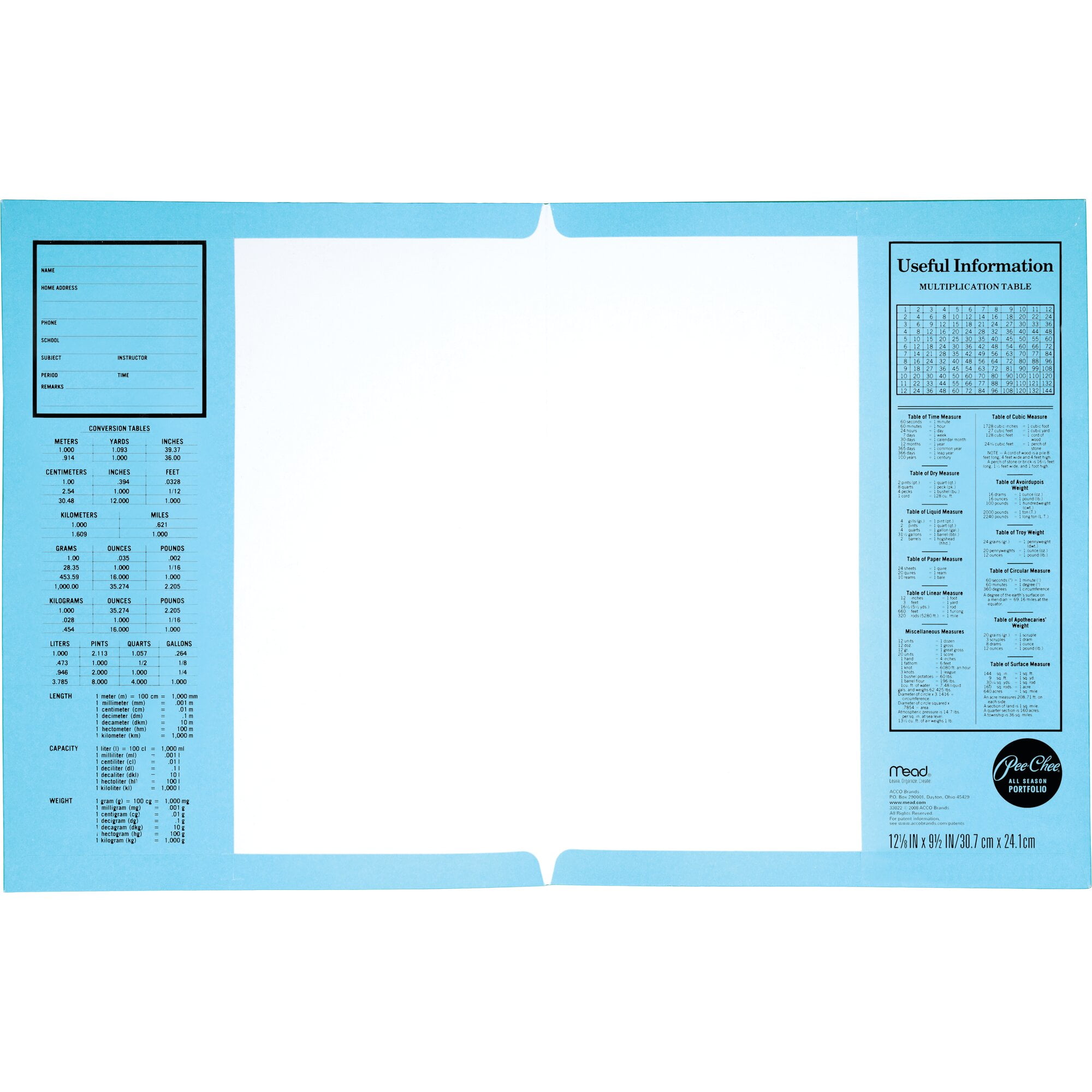Mead Pee-Chee 2-Pocket Paper Folder Assorted Designs - Pocket Folders
