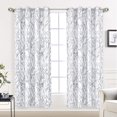 thumbnail image 1 of Cortinas DriftAway Tree Branch de 160 cm con aislamiento térmico, 2 paneles, 1 of 9