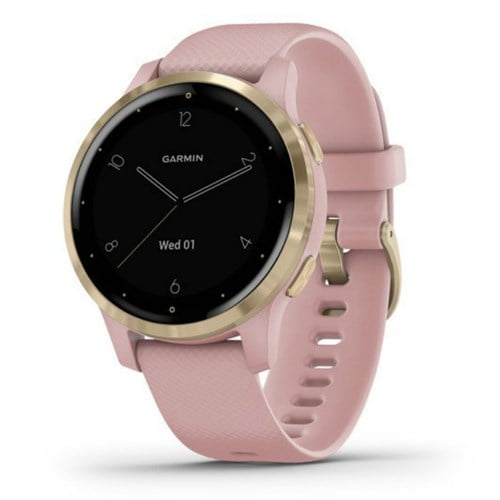 Refurbished Garmin vivoactive 4S Dust Rose Light Gold Hardware Multisport  GPS Watch - Walmart.com