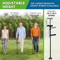 thumbnail image 5 of Bastones para caminar para mujeres y hombres, plegables con luz LED y alarma, con asa lateral, ligeros y autoportantes para personas mayores y adultos., 5 of 5