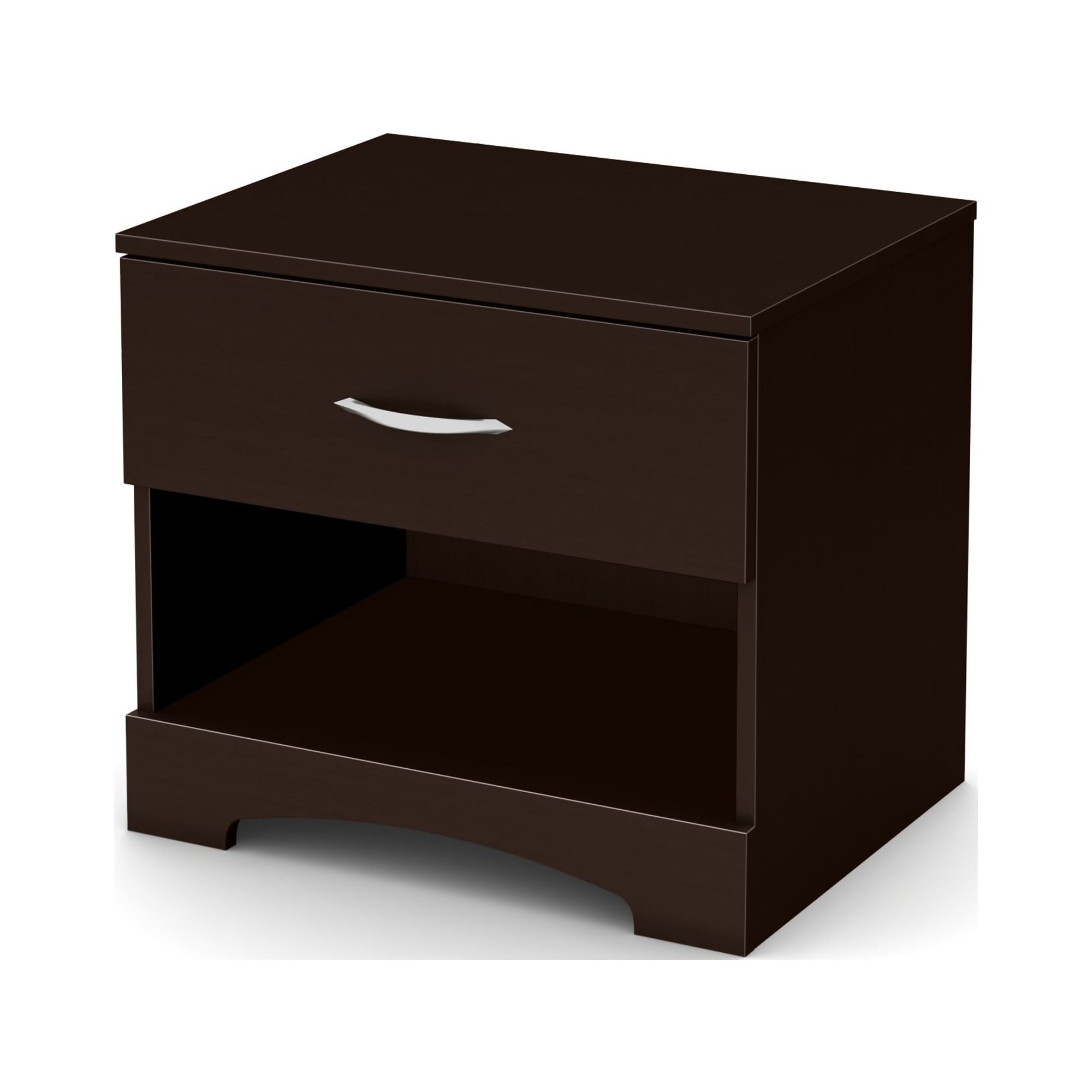 South Shore Step One 1-Drawer Nightstand - End Table with Storage Brown - image 4 of 11